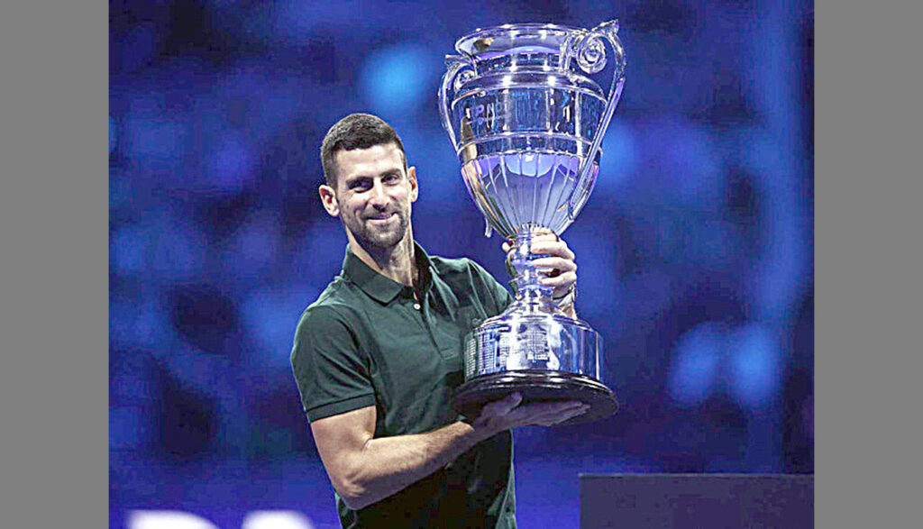 Novak Djokovic llegará al 2024 como el mejor tenista del mundo