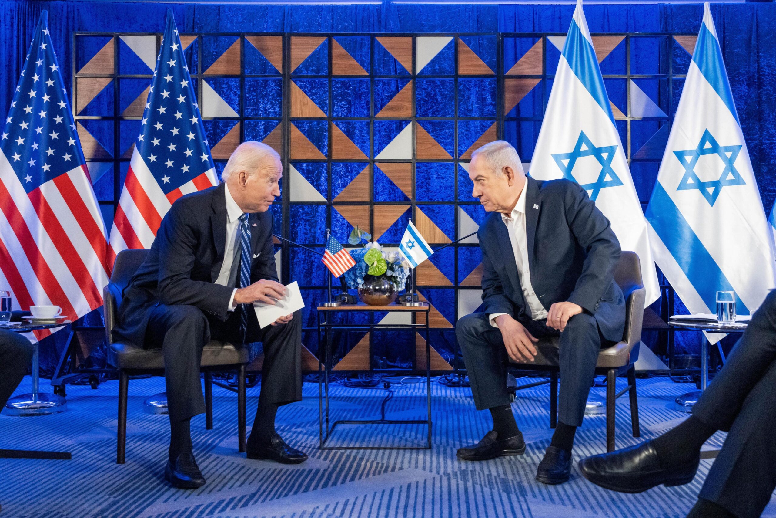 Joe Biden y Benajmin Netanyahu