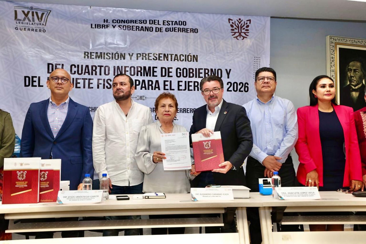 Entrega Evelyn Salgado su 4° Informe de Gobierno al Congreso de Guerrero
