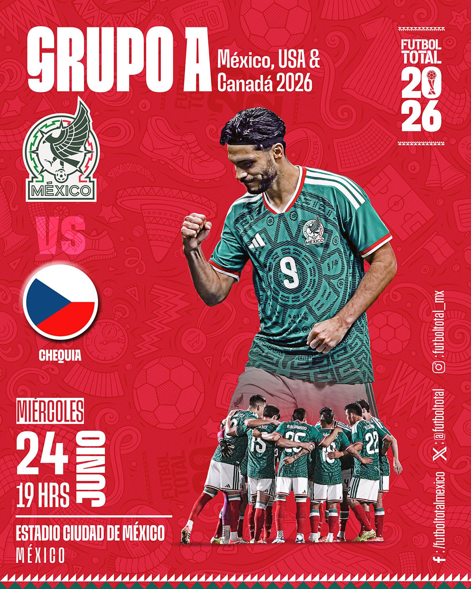 Chequia, último rival confirmado de México para el Mundial 2026